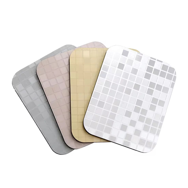 금속 질감 탄소 크리스탈 벽 패널