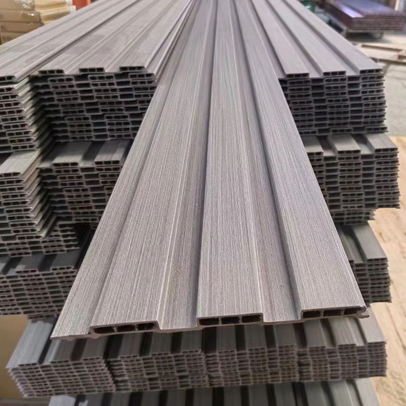 WPC 홈이 있는 벽면 패널